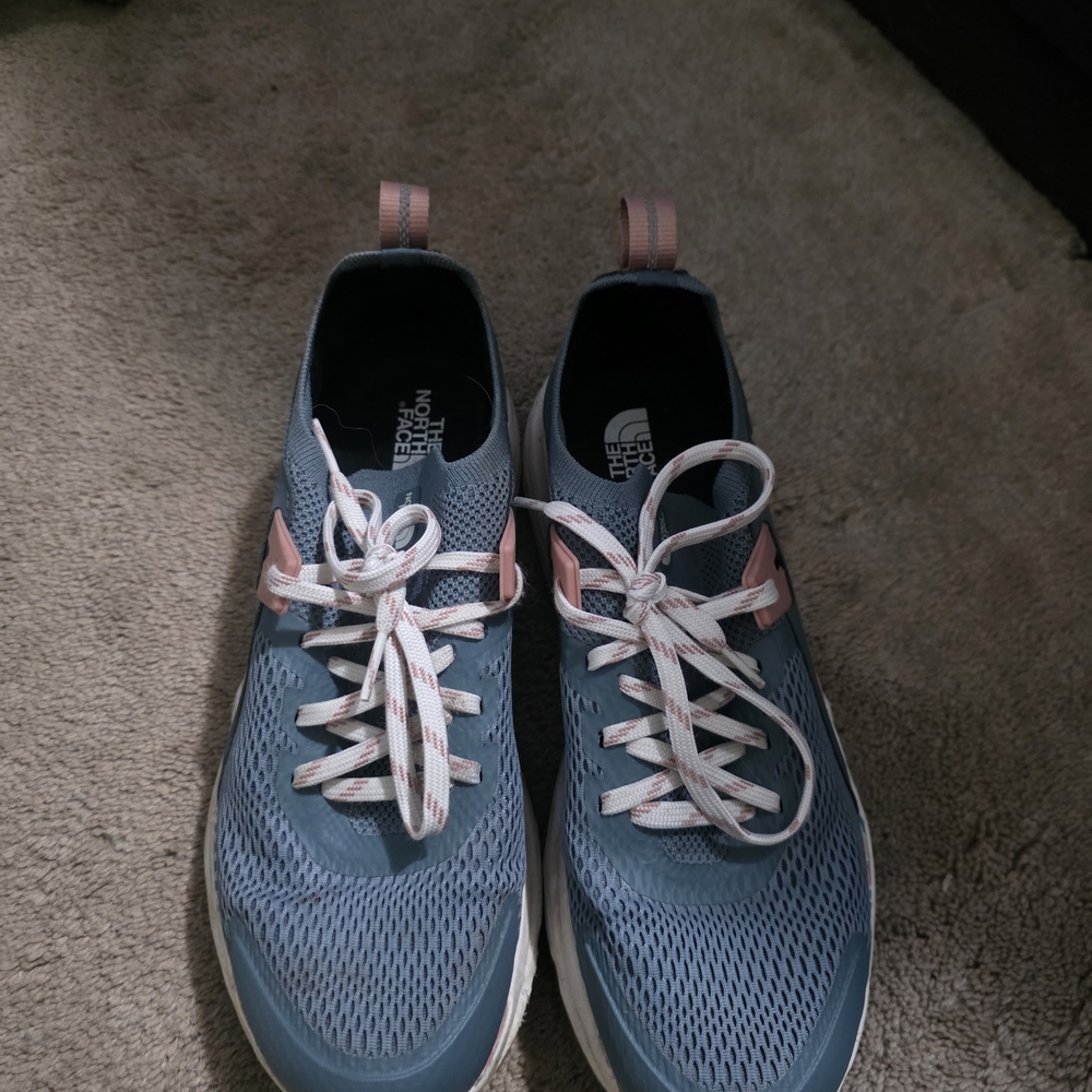The North Face Blue and Pink Sneakers